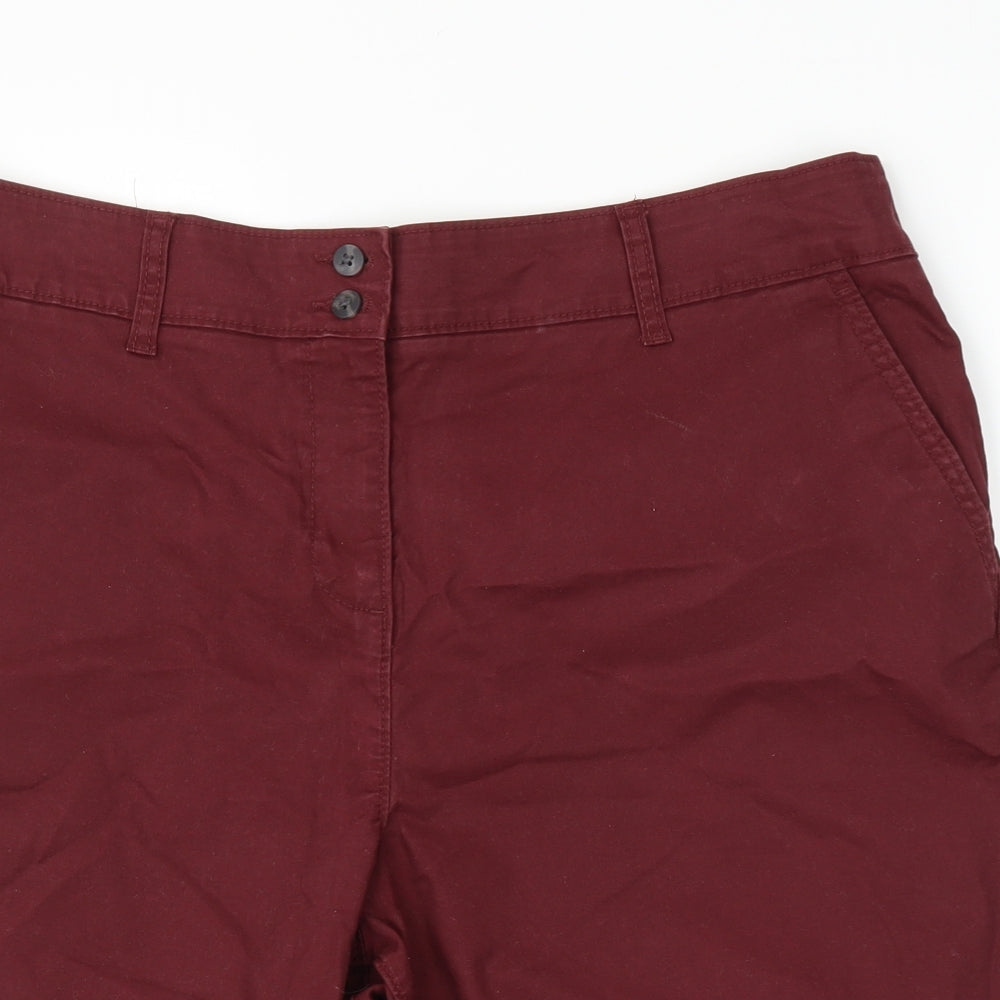 NEXT Womens Purple   Chino Shorts Size 16