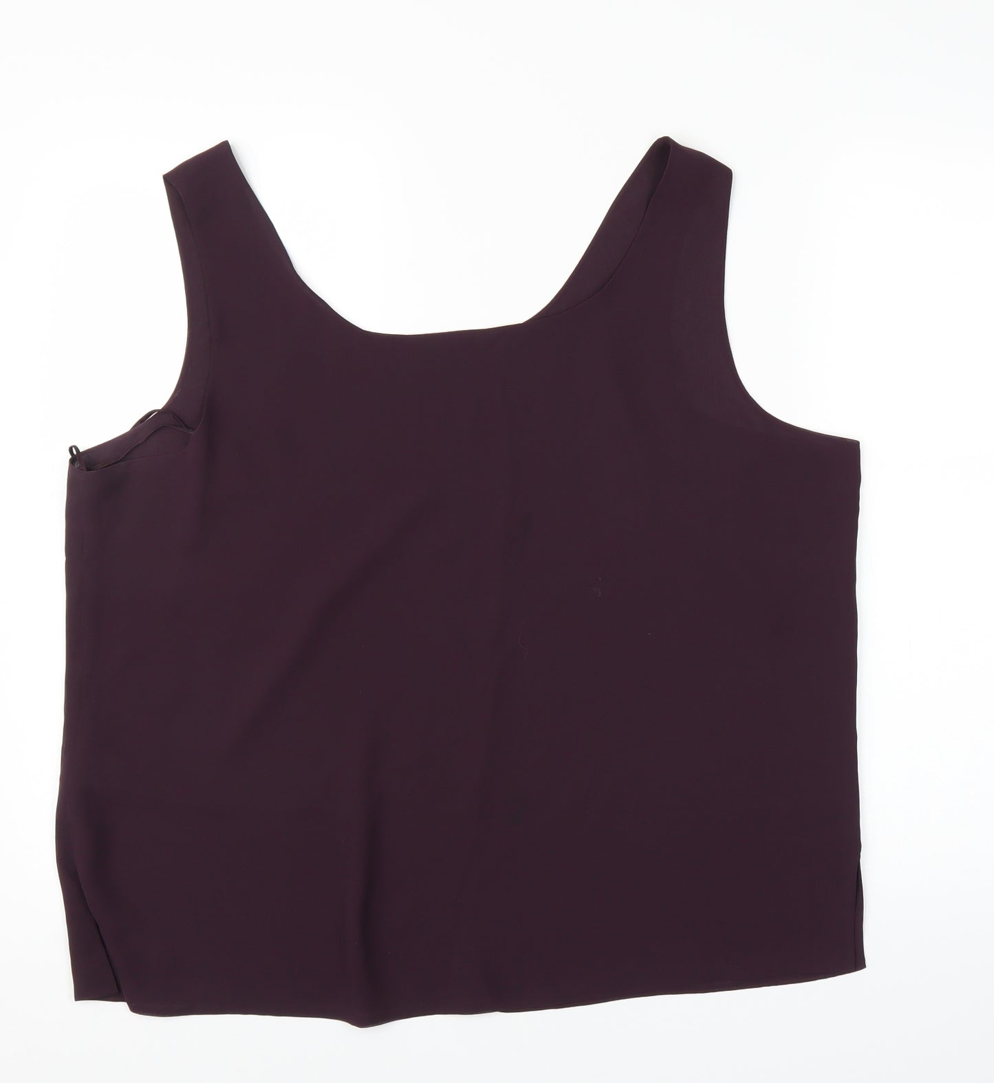 Preworn Womens Purple   Basic Blouse Size L