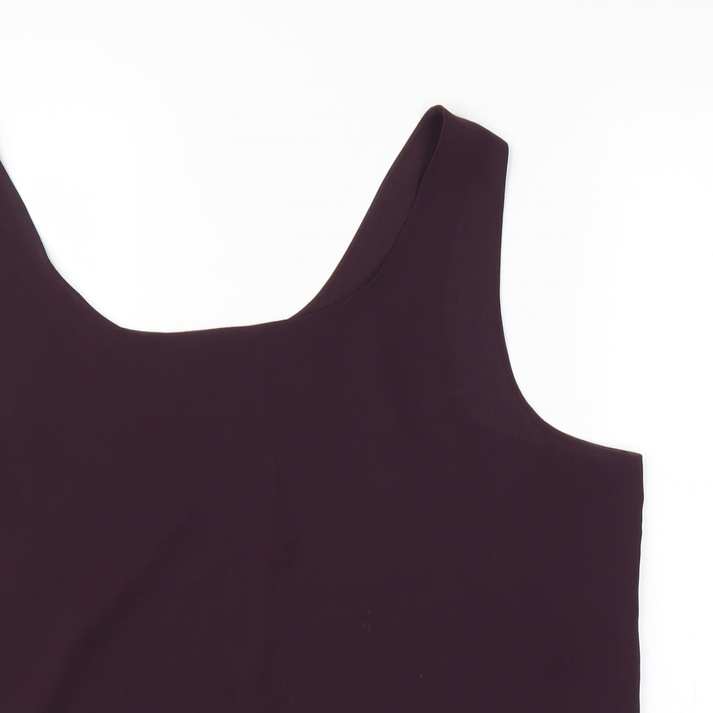 Preworn Womens Purple   Basic Blouse Size L