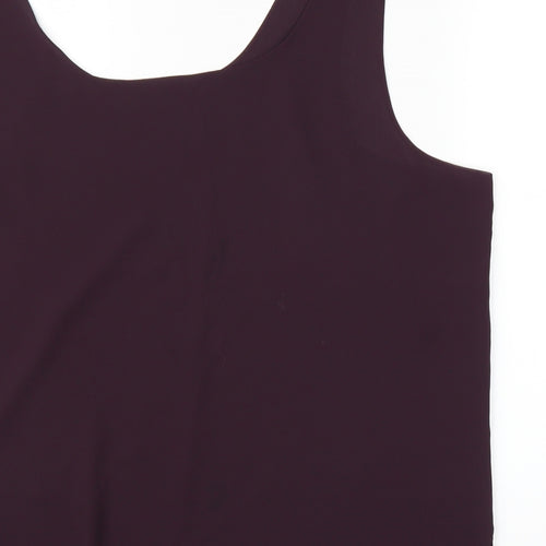 Preworn Womens Purple   Basic Blouse Size L