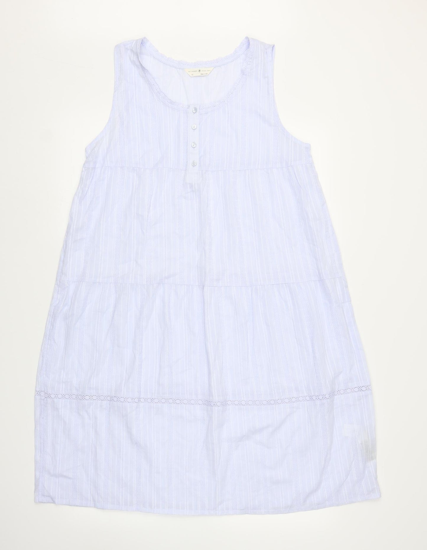 Day Dreams Womens Blue   Chemise Gown Size 12