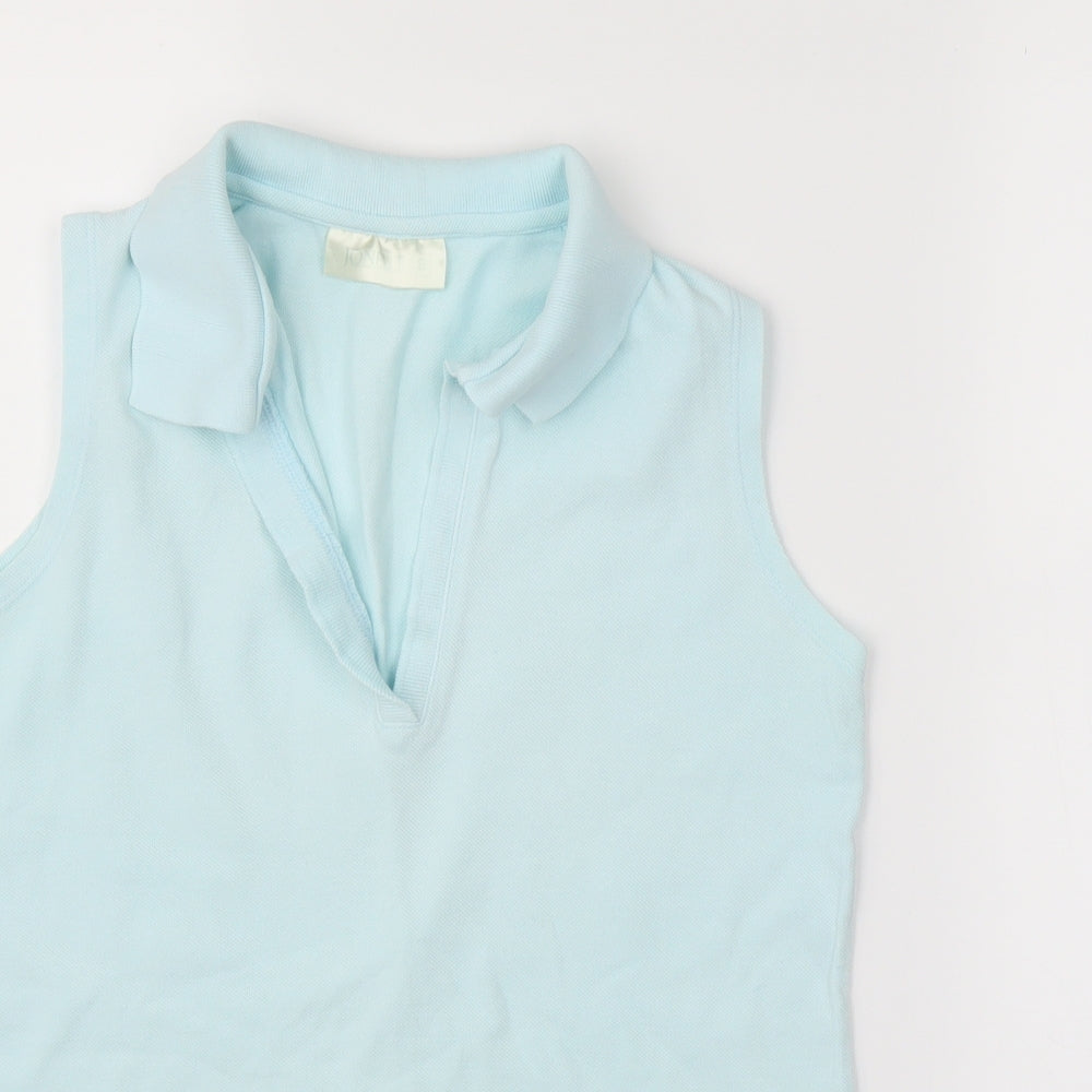 Jonelle Womens Blue   Basic Polo Size S