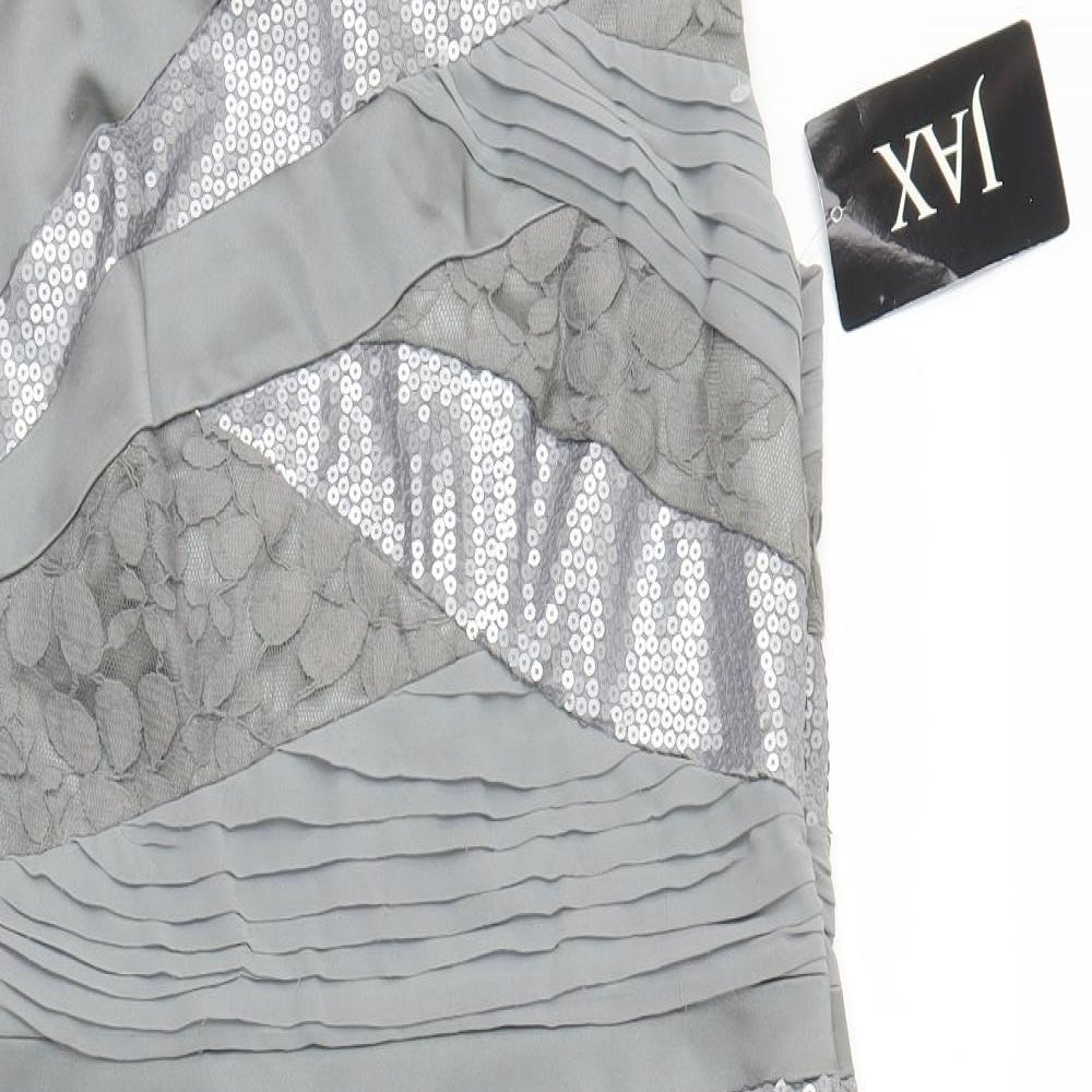 Jax Womens Grey   Sheath  Size 10