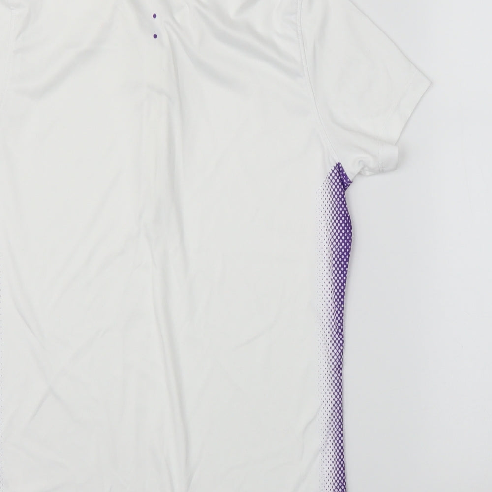 Glen Muir Womens White   Basic T-Shirt Size S
