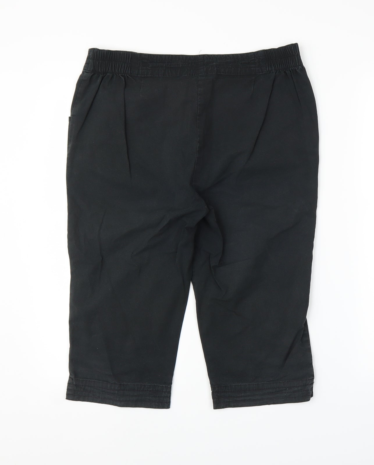 Emreco Womens Black   Capri Trousers Size 12