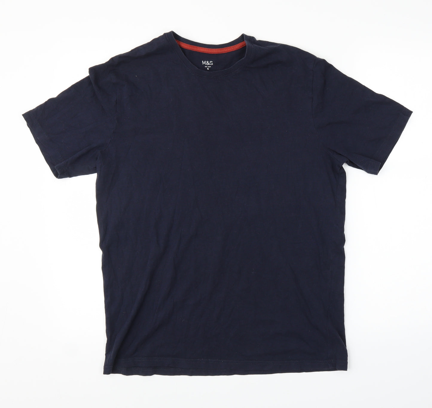 M&S Mens Blue    T-Shirt Size S