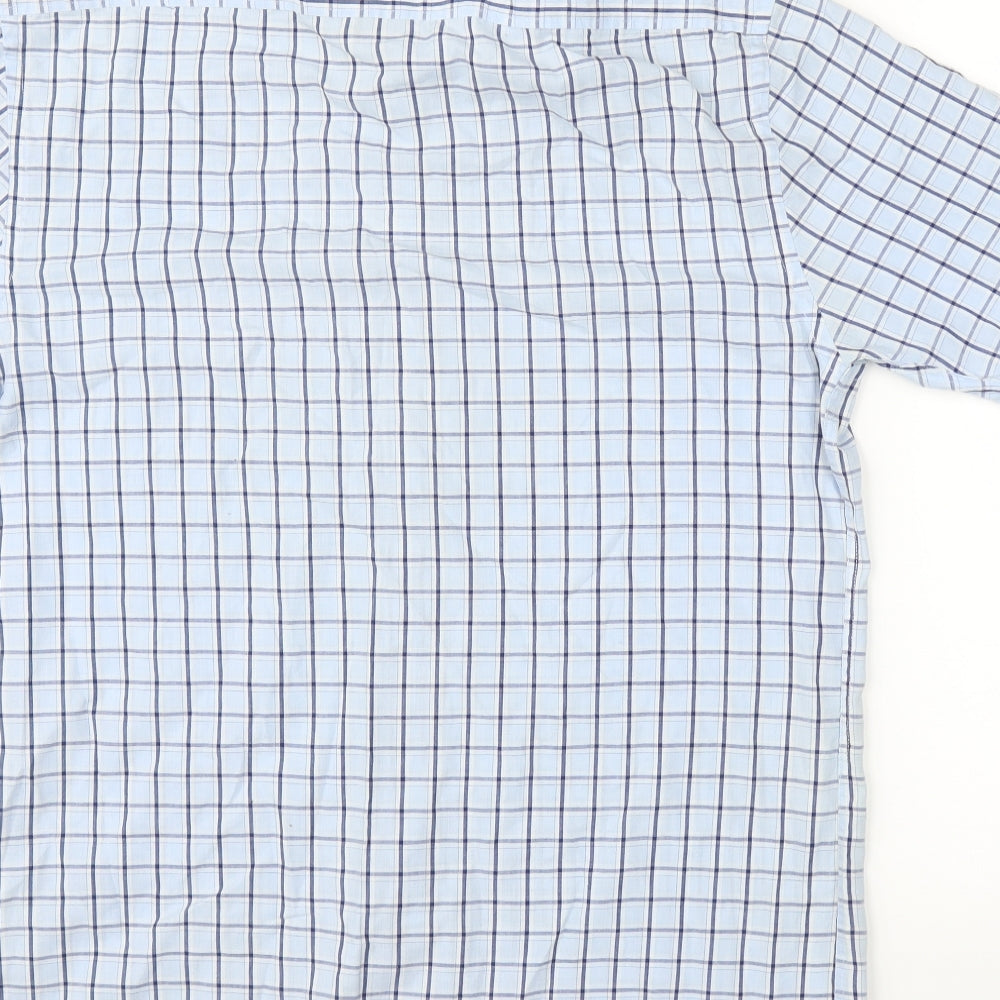 Yves Saint Laurent Mens Blue Check   T-Shirt Size M