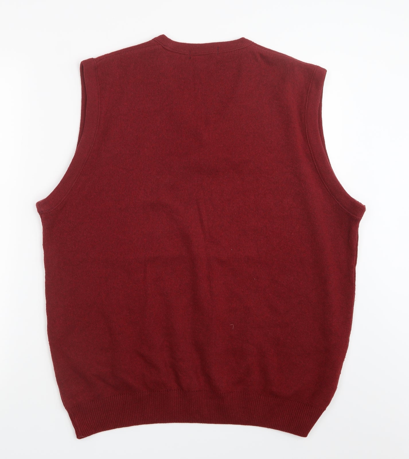 JBC Collection Mens Red  Knit Pullover Jumper Size XL