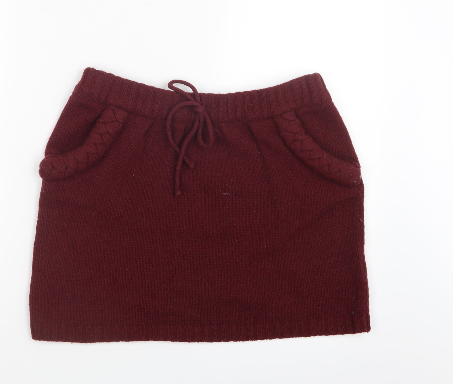 Atmosphere Womens Red  Knit Straight & Pencil Skirt Size 14