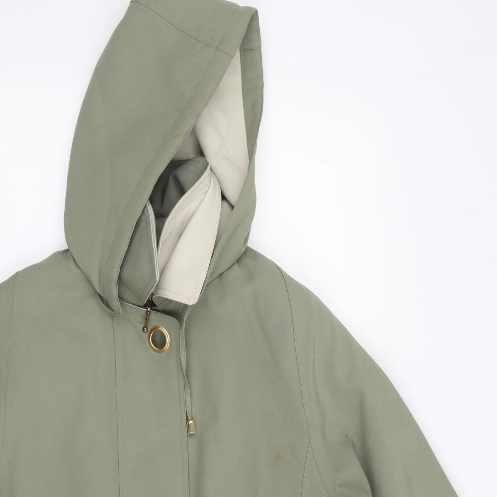 David Barry Womens Green   Jacket Coat Size 12