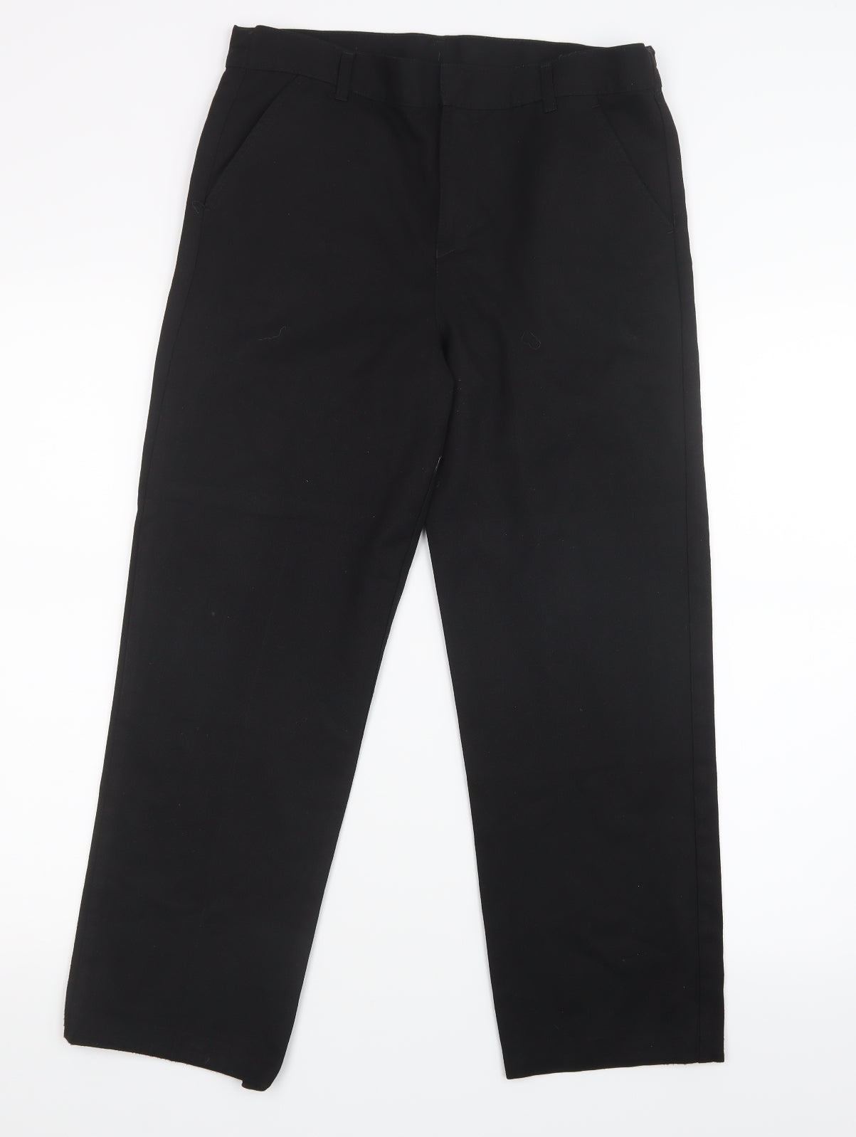 F&F Boys Black   Cargo Trousers Size 12-13 Years
