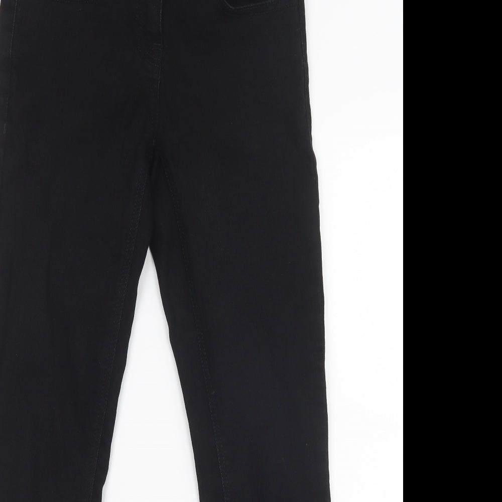 NEXT Womens Black  Denim Skinny Jeans Size 8 L28 in