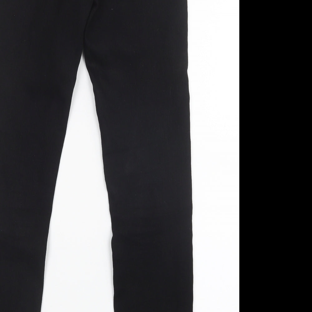NEXT Womens Black  Denim Skinny Jeans Size 8 L28 in
