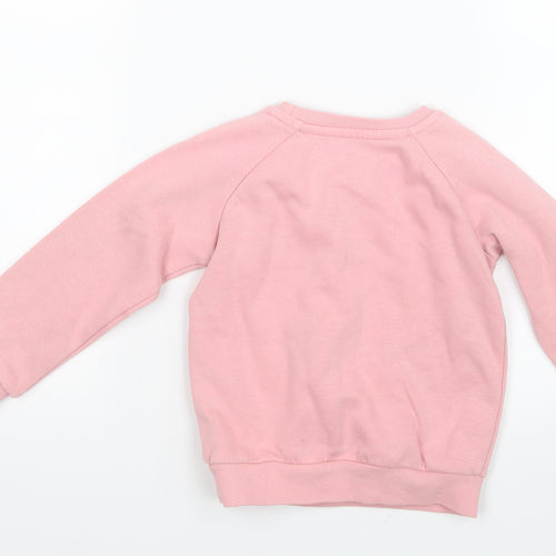 Primark Girls Pink   Pullover Jumper Size 2-3 Years