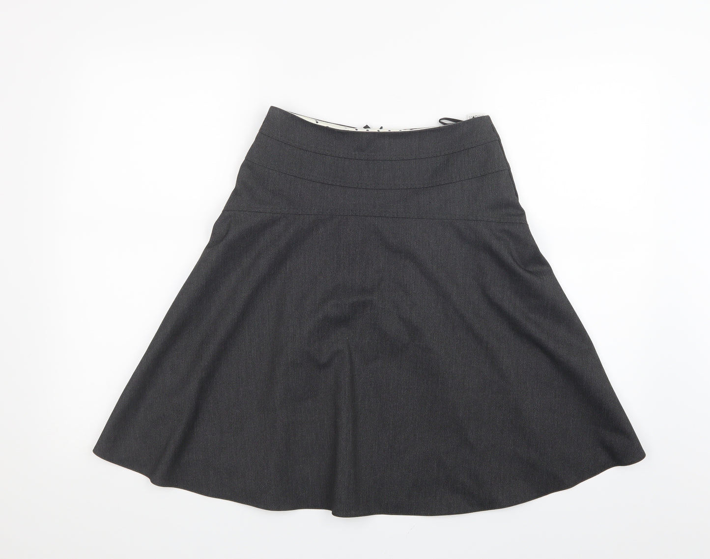 Marks and Spencer Womens Grey   A-Line Skirt Size 8