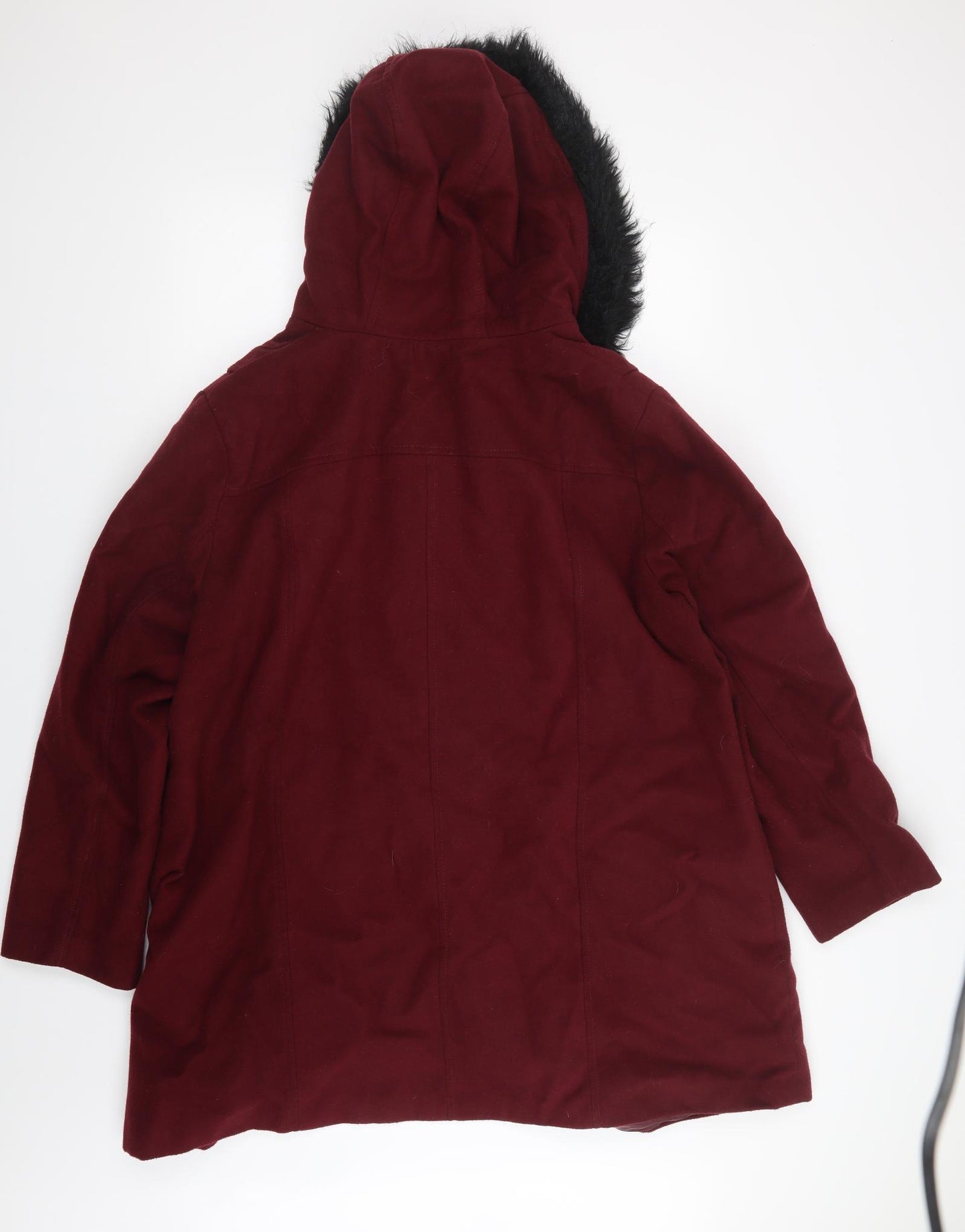 Preworn Womens Red   Pea Coat Coat Size 24