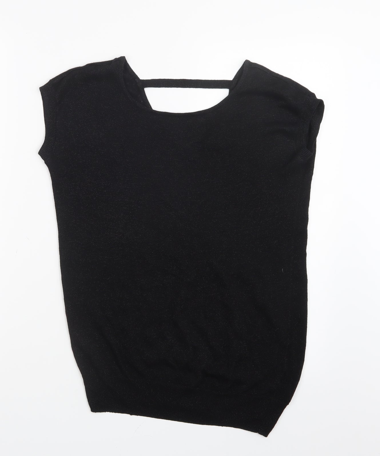 NEXT Womens Black  Knit Pullover Jumper Size 6