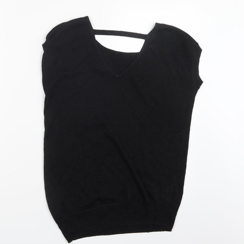 NEXT Womens Black  Knit Pullover Jumper Size 6