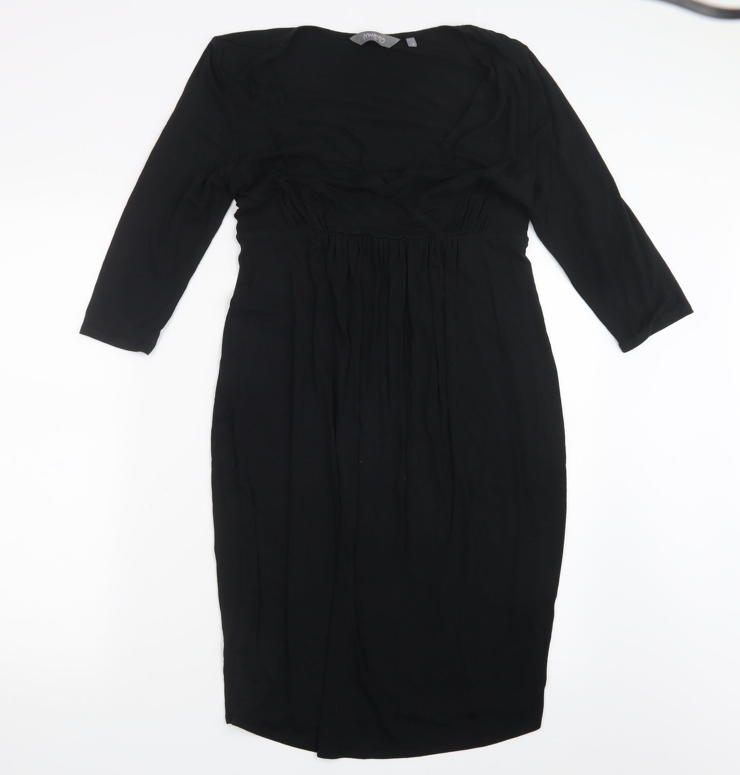 New Look Maternity Womens Black   T-Shirt Dress  Size 12