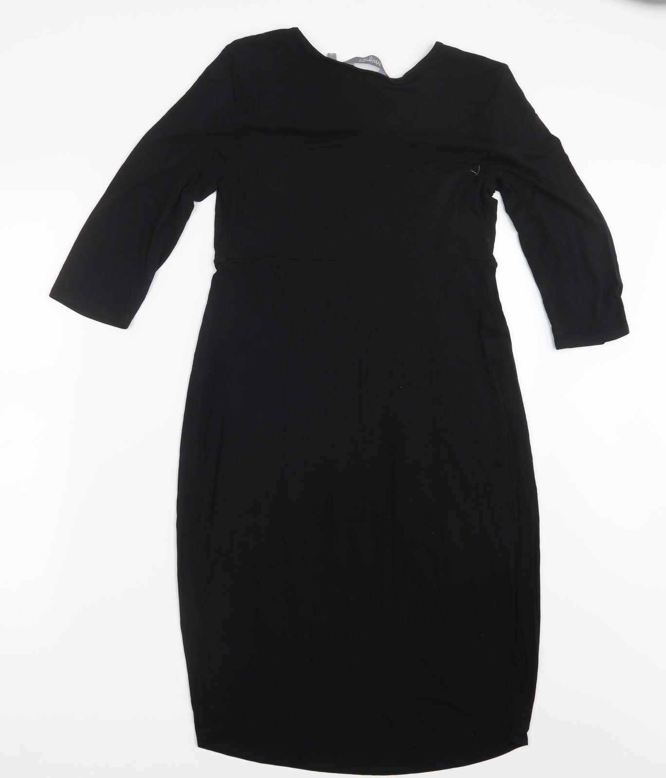 New Look Maternity Womens Black   T-Shirt Dress  Size 12