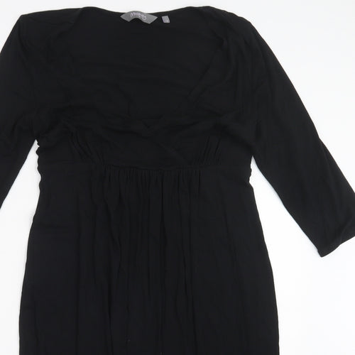 New Look Maternity Womens Black   T-Shirt Dress  Size 12