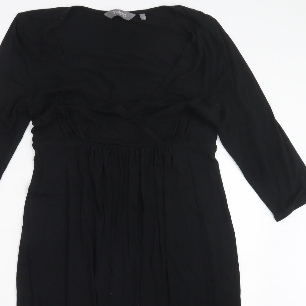 New Look Maternity Womens Black   T-Shirt Dress  Size 12