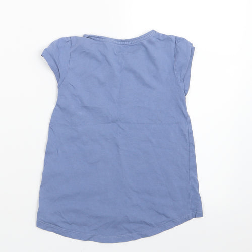 F&F Girls Purple   Basic T-Shirt Size 4-5 Years