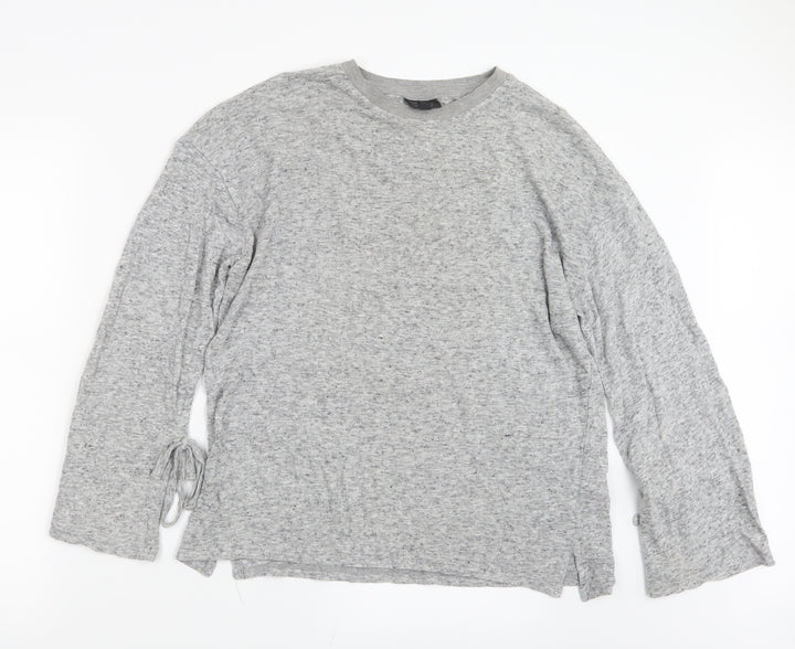 Topshop Womens Grey Knit Pullover Jumper Size 12