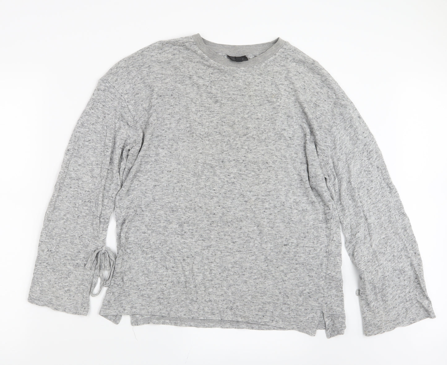 Topshop Womens Grey  Knit Pullover Jumper Size 12