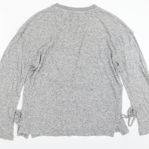 Topshop Womens Grey  Knit Pullover Jumper Size 12