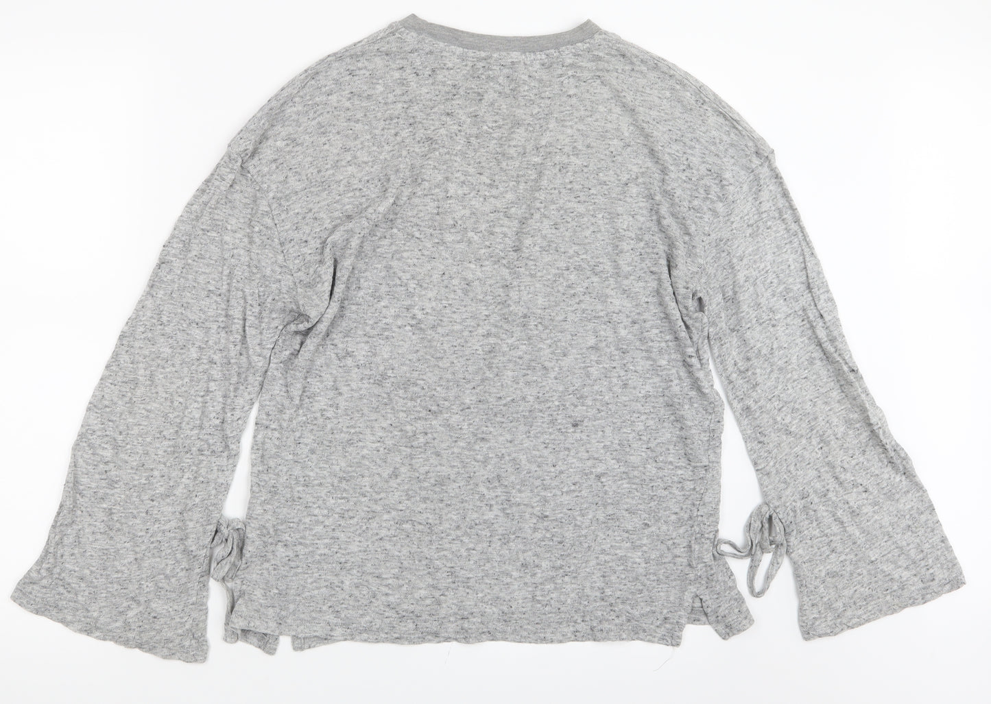 Topshop Womens Grey  Knit Pullover Jumper Size 12