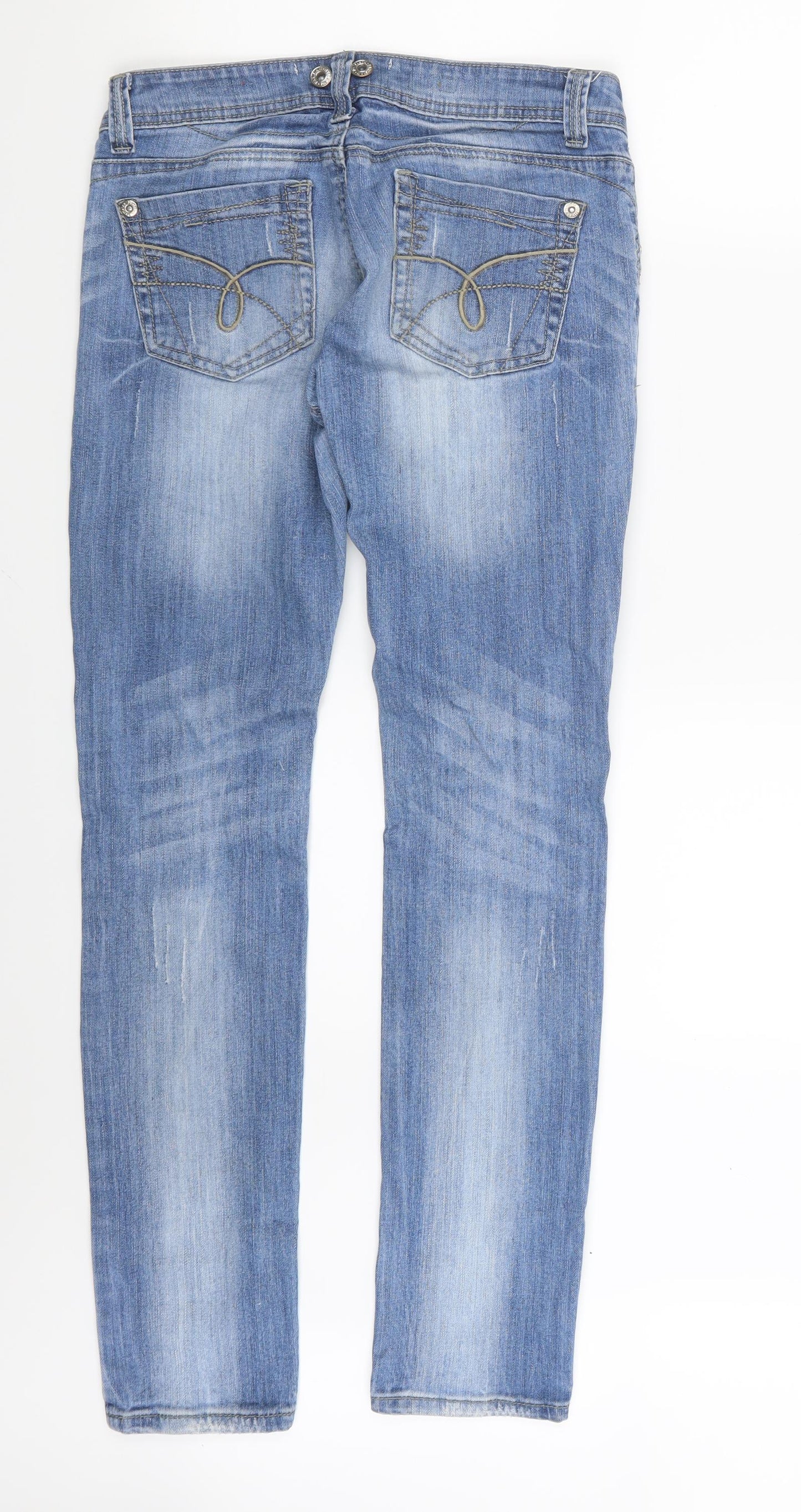Parisian Womens Blue  Denim Straight Jeans Size 10 L30 in