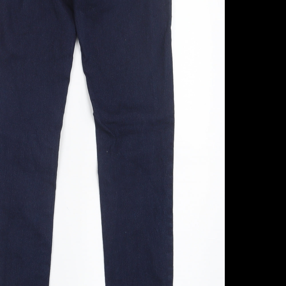 Denim Co. Womens Blue  Denim Jegging Jeans Size 6 L28.5 in