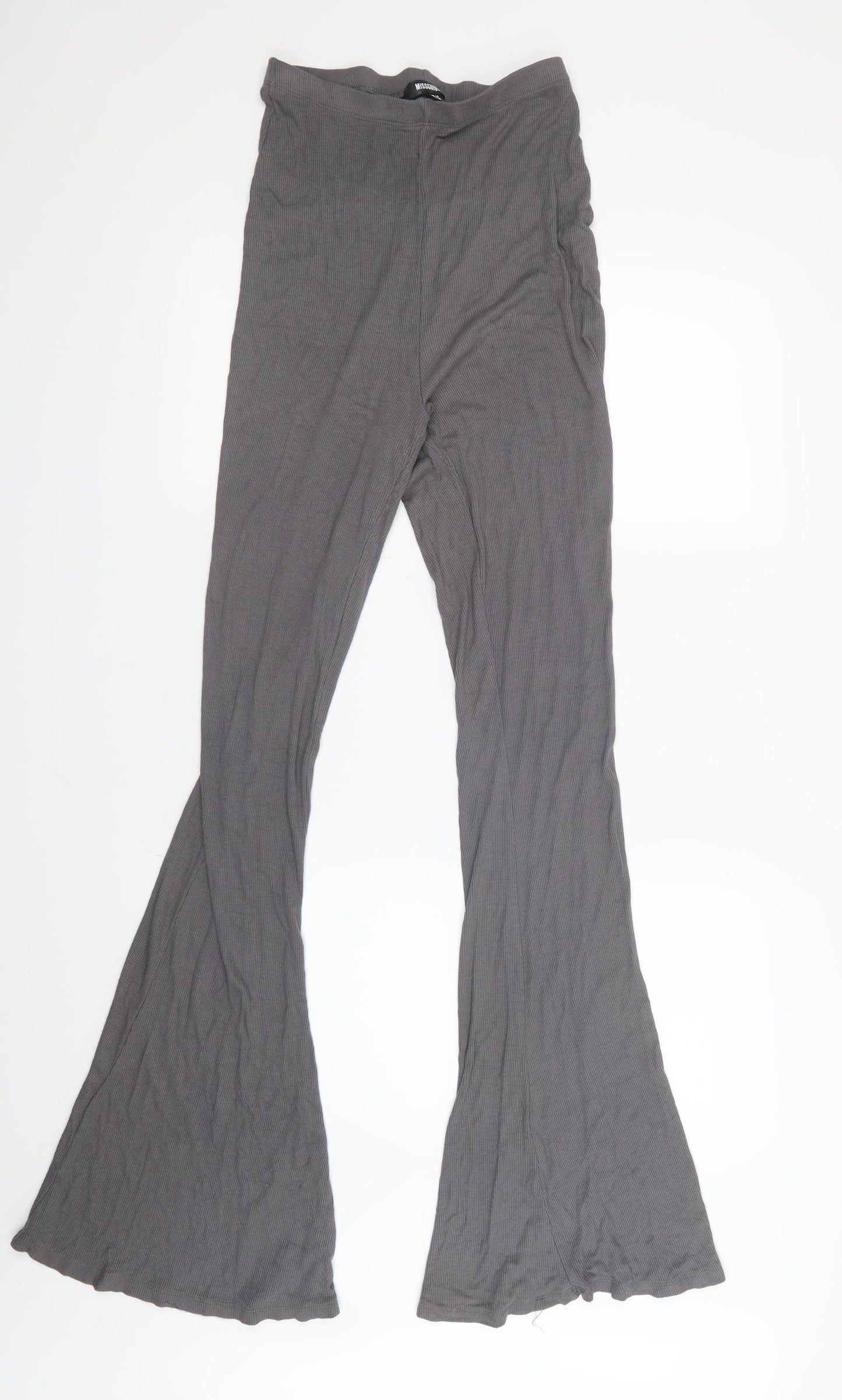 Missguided Womens Grey   Trousers  Size 12 L35 in