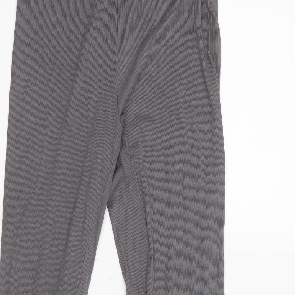 Missguided Womens Grey   Trousers  Size 12 L35 in