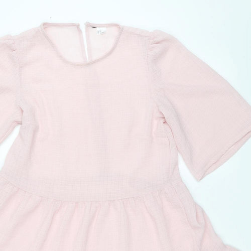 H&M Womens Pink   Fit & Flare  Size XS