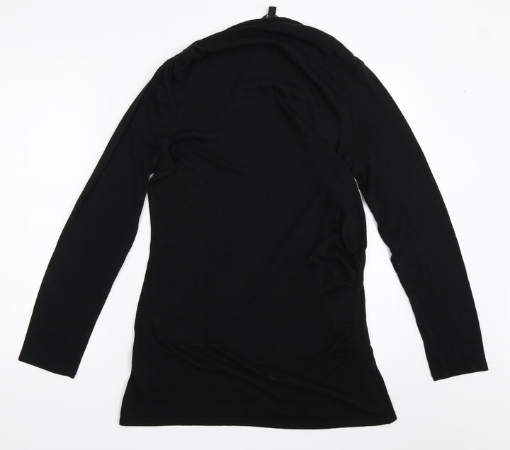 Ann Taylor Womens Black Pullover Jumper Size L