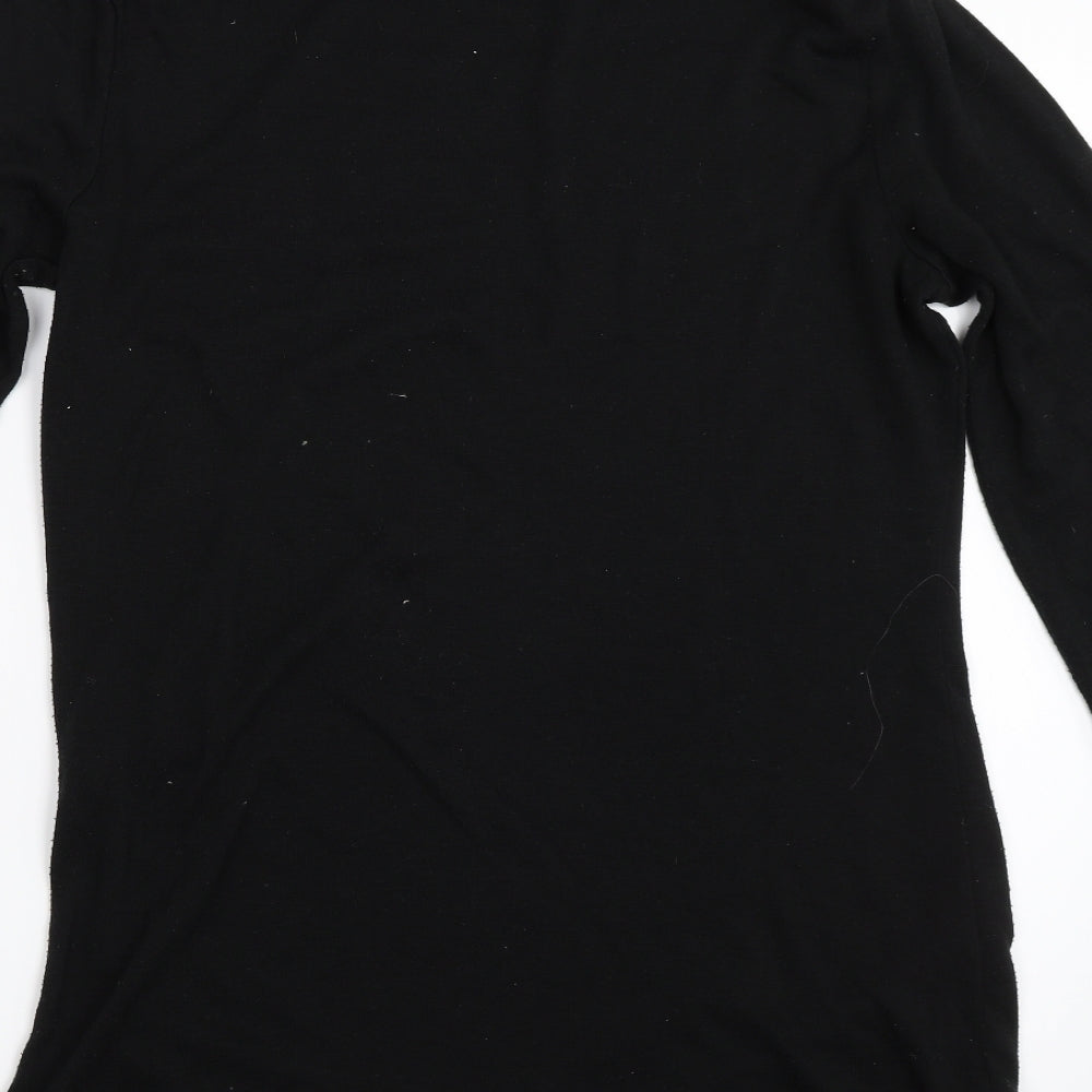 Ann Taylor Womens Black   Pullover Jumper Size L