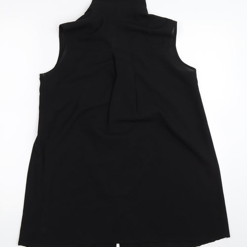 Cameo Rose Womens Black   Basic Button-Up Size 10