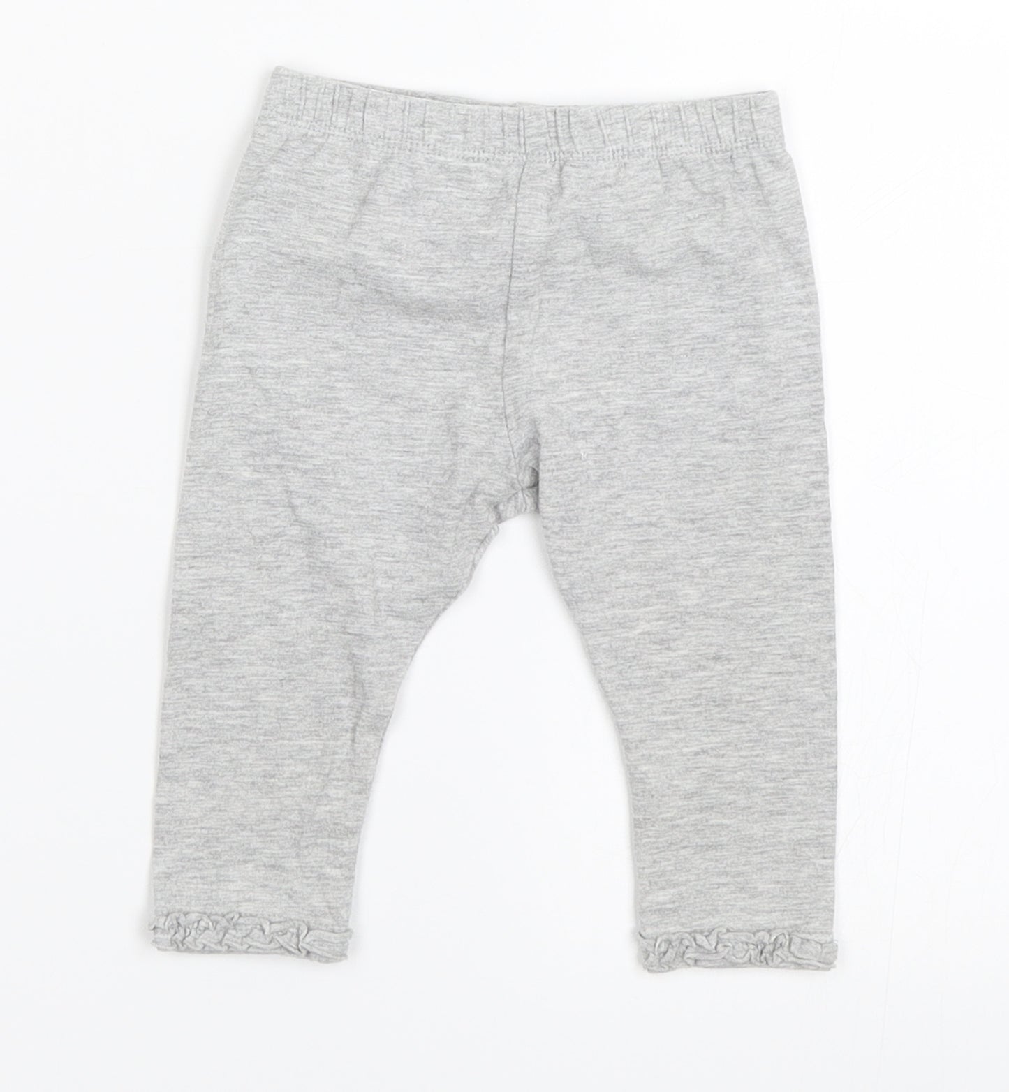 Mothercare Girls Grey   Capri Leggings Size 3-6 Months