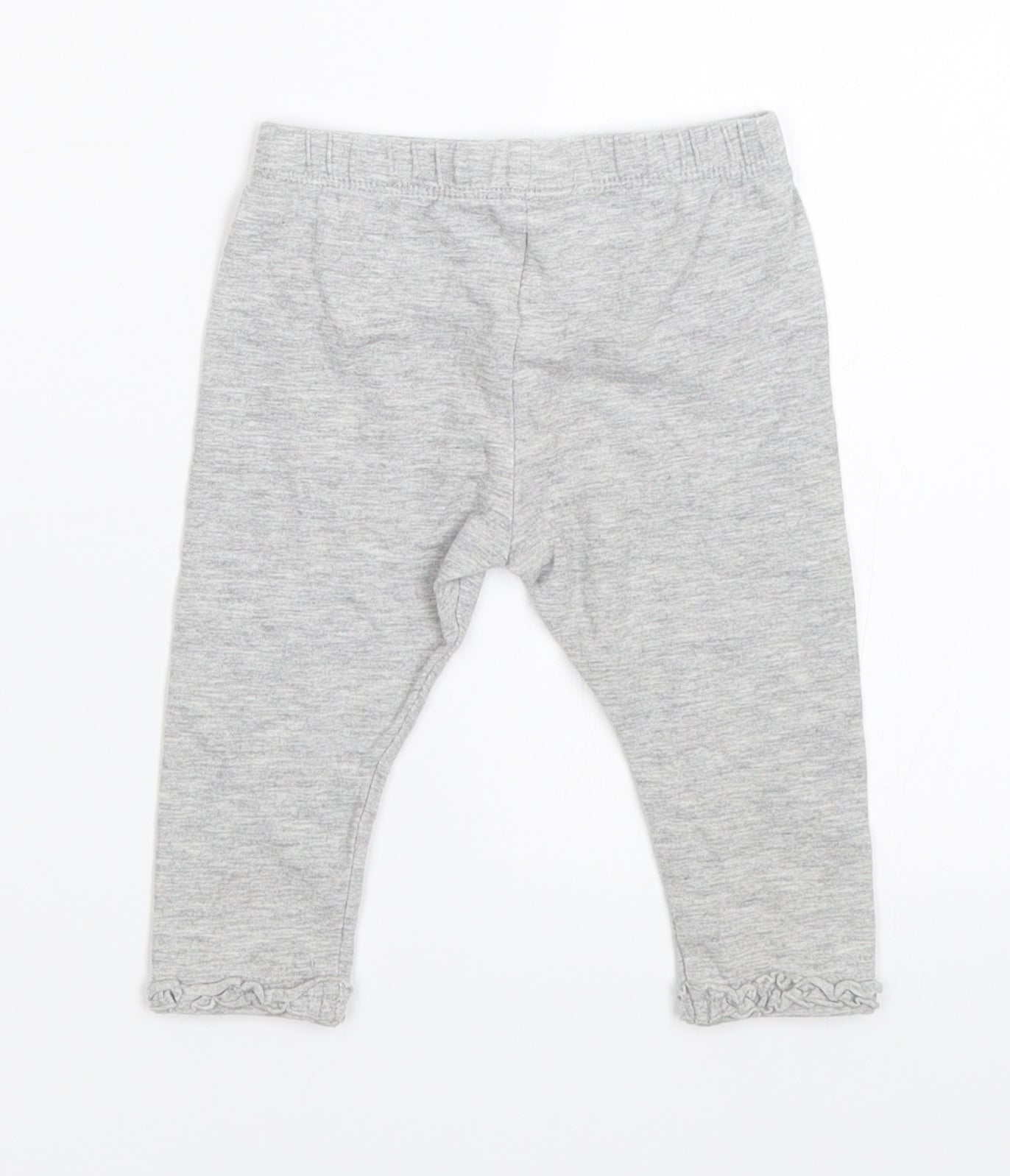 Mothercare Girls Grey   Capri Leggings Size 3-6 Months