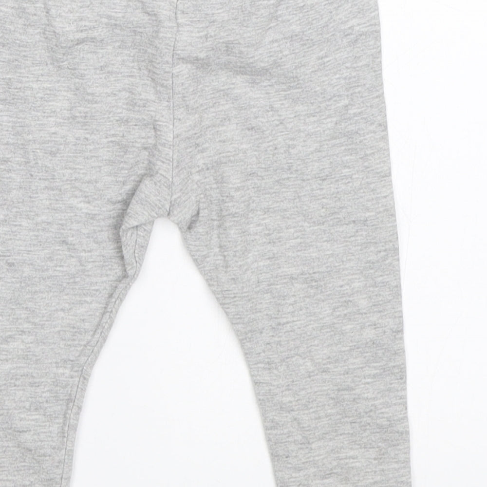 Mothercare Girls Grey   Capri Leggings Size 3-6 Months