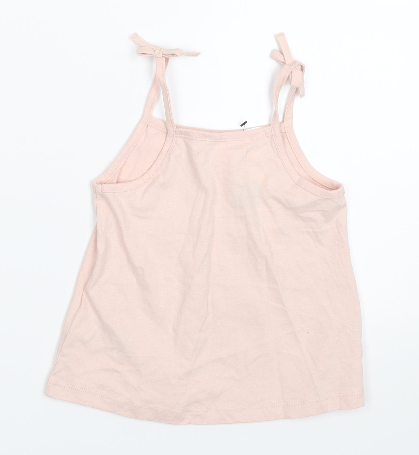 Marks and Spencer Girls Pink   Camisole Tank Size 2-3 Years  - flamingo
