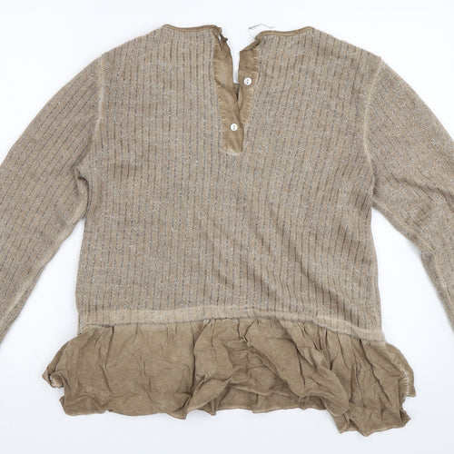 Preworn Womens Beige   Pullover Jumper Size M
