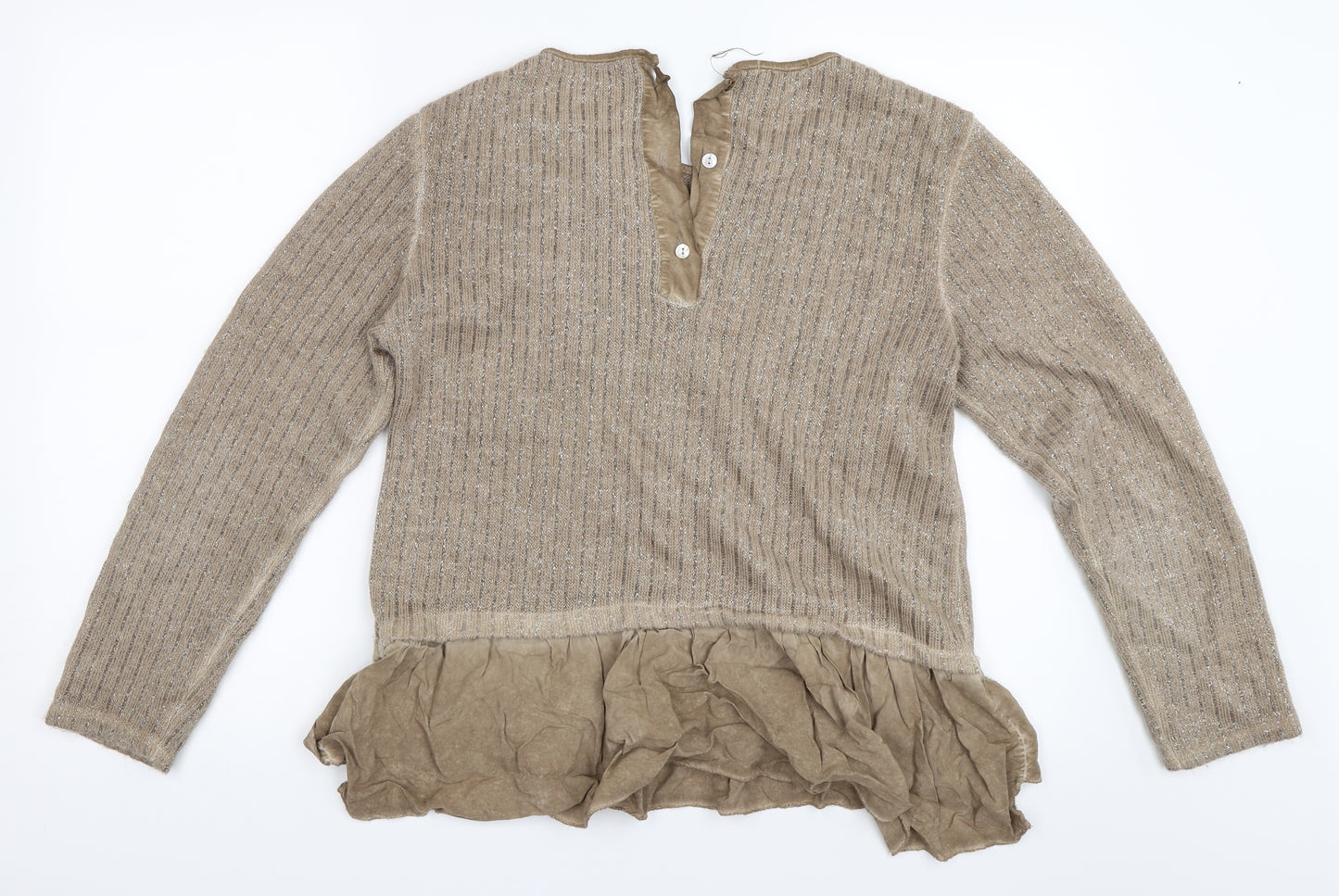 Preworn Womens Beige   Pullover Jumper Size M