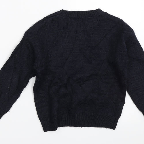 NEXT Girls Blue   Pullover Jumper Size 4 Years