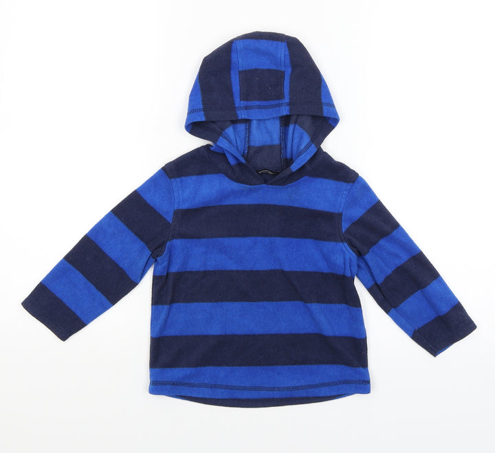 George Baby Blue Striped  Pullover Jumper Size 18-24 Months