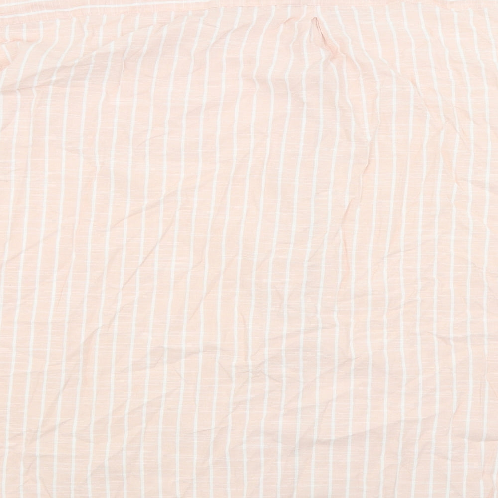 M&S Womens Pink Striped  Basic Button-Up Size 28