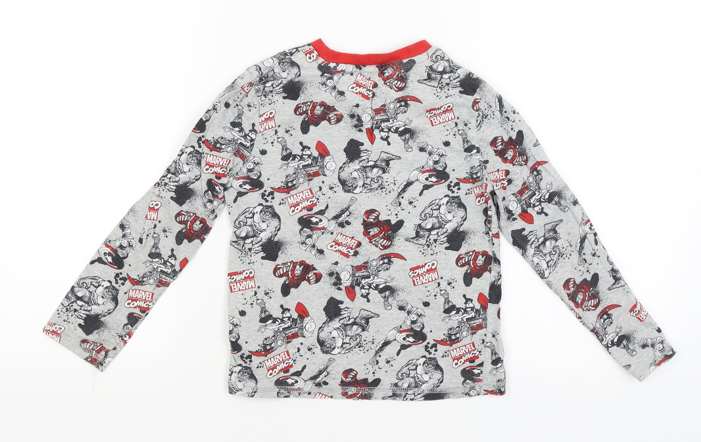 George Boys Grey   Basic T-Shirt Size 5-6 Years  - Marvel Comics