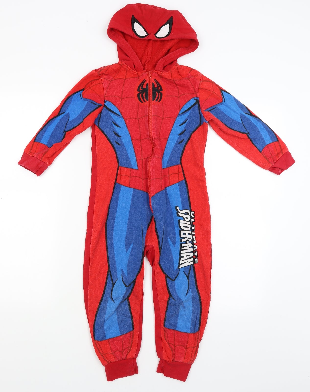 George Boys Red Solid   One Piece Size 6-7 Years  - Spiderman